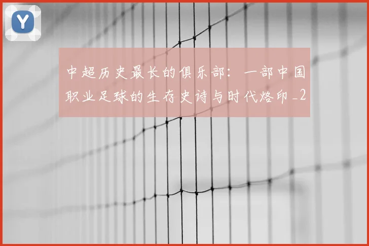 中超历史最长的俱乐部：一部中国职业足球的生存史诗与时代烙印_20260610190354